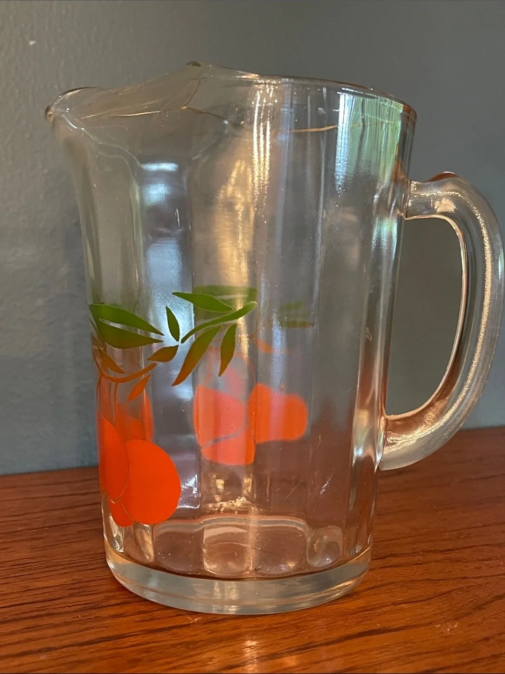 Vintage Anchor Hocking Cherry Pitcher